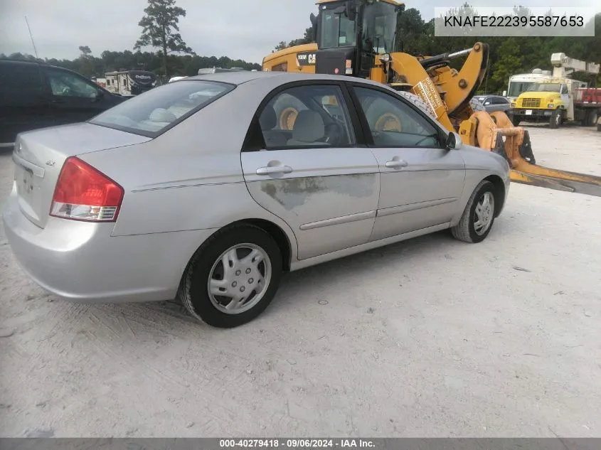 KNAFE222395587653 2009 Kia Spectra Ex