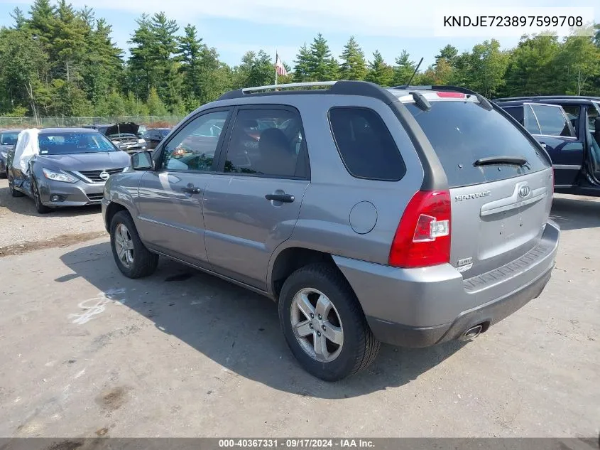 KNDJE723897599708 2009 Kia Sportage Lx V6