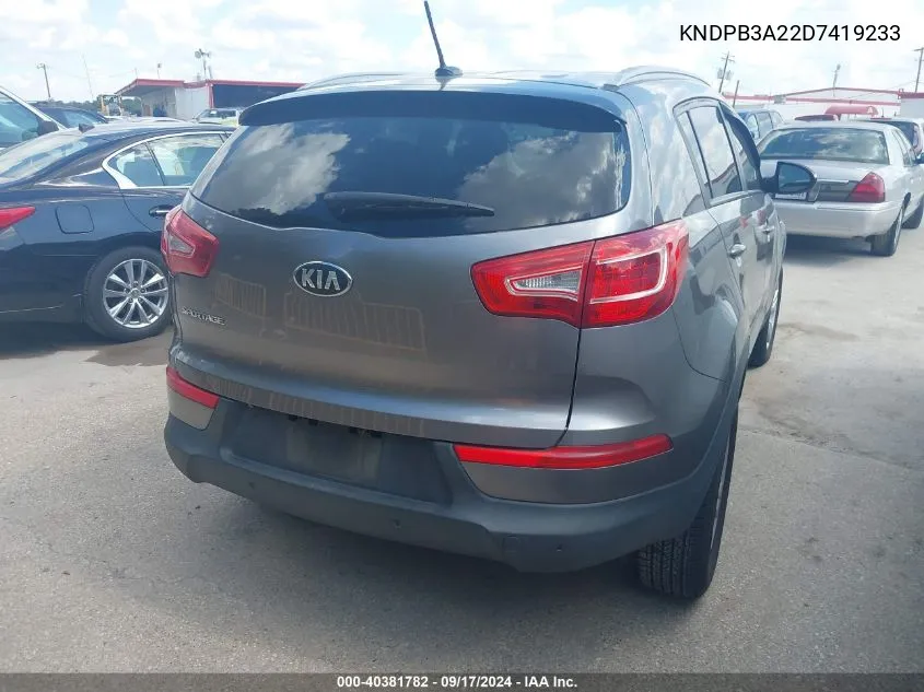 KNDPB3A22D7419233 2013 Kia Sportage Lx