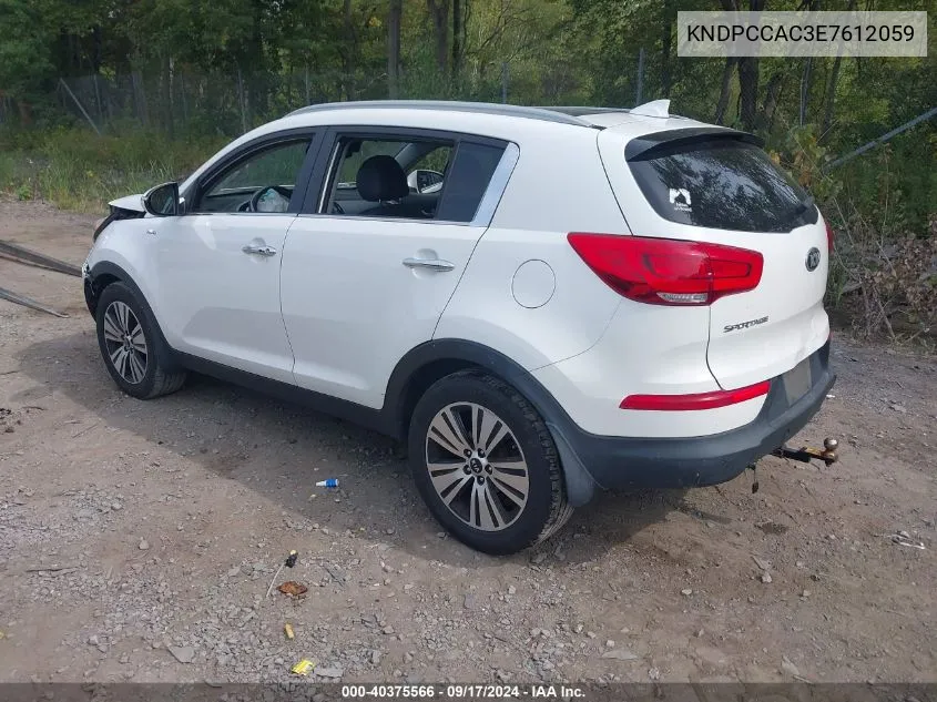 2014 Kia Sportage Ex VIN: KNDPCCAC3E7612059 Lot: 40375566