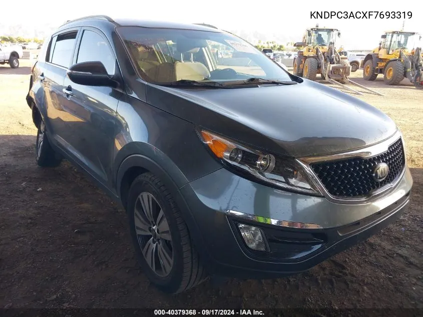 2015 Kia Sportage Ex VIN: KNDPC3ACXF7693319 Lot: 40379368