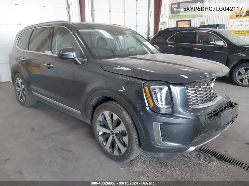 2020 Kia Telluride S VIN: 5XYP6DHC7LG042117 Lot: 40326808