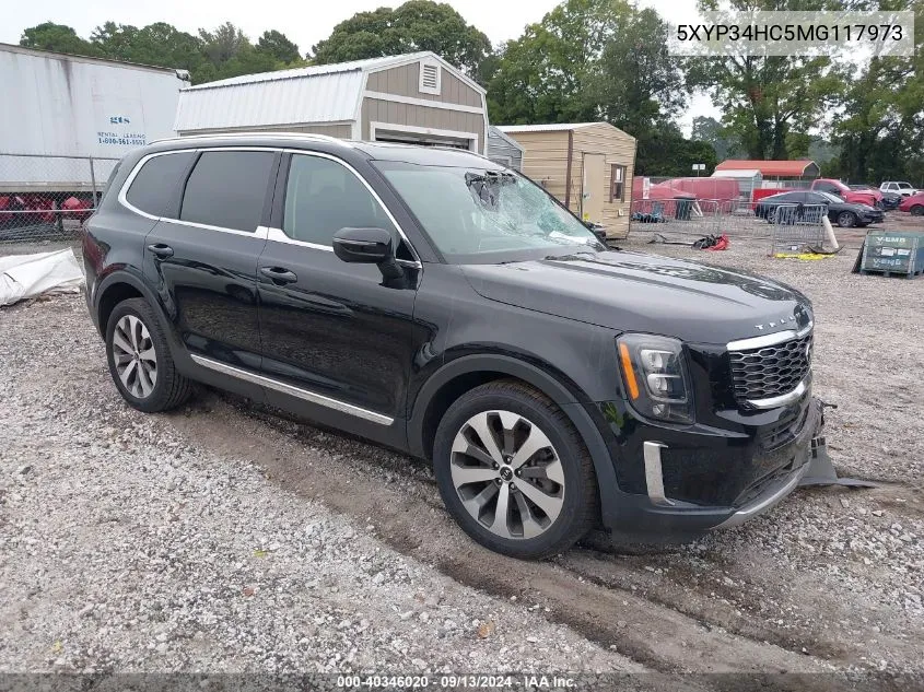 2021 Kia Telluride Ex VIN: 5XYP34HC5MG117973 Lot: 40346020