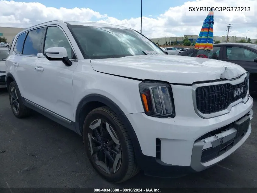 2023 Kia Telluride Ex VIN: 5XYP3DGC3PG373213 Lot: 40343300