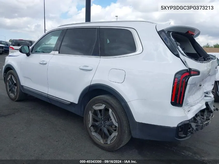 2023 Kia Telluride Ex VIN: 5XYP3DGC3PG373213 Lot: 40343300