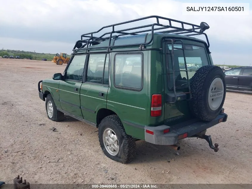 1995 Land Rover Discovery VIN: SALJY1247SA160501 Lot: 39460685