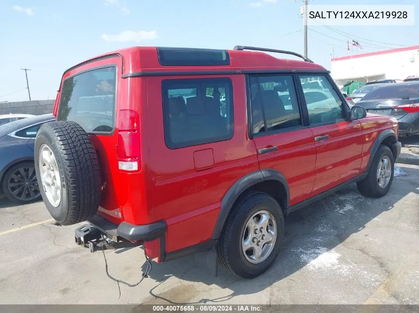 SALTY124XXA219928 1999 Land Rover Discovery Series Ii