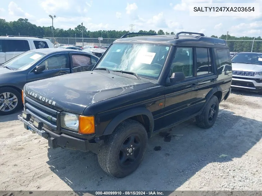 1999 Land Rover Discovery Series Ii VIN: SALTY1247XA203654 Lot: 40099910