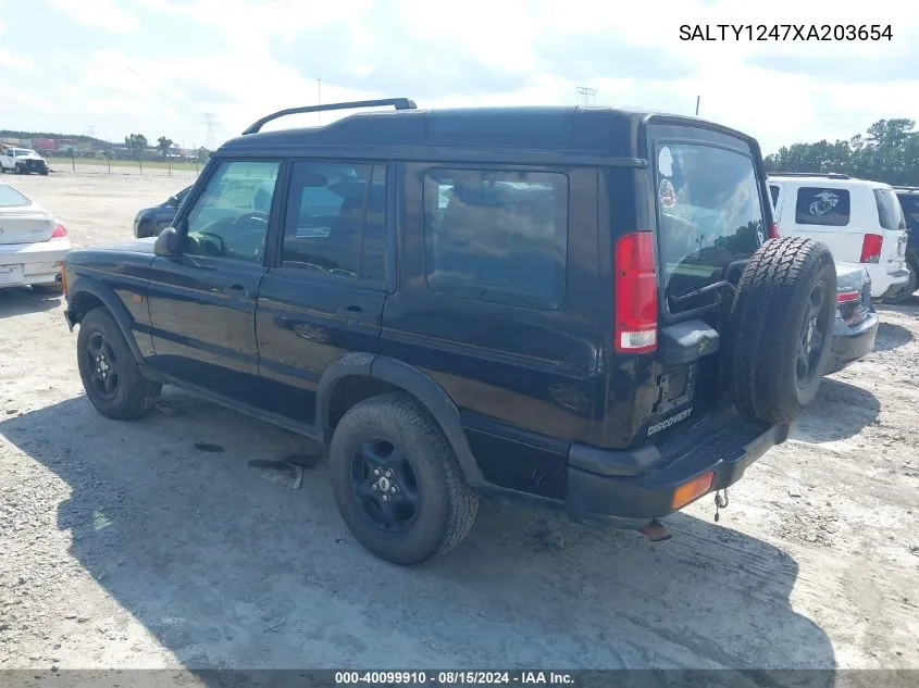 1999 Land Rover Discovery Series Ii VIN: SALTY1247XA203654 Lot: 40099910