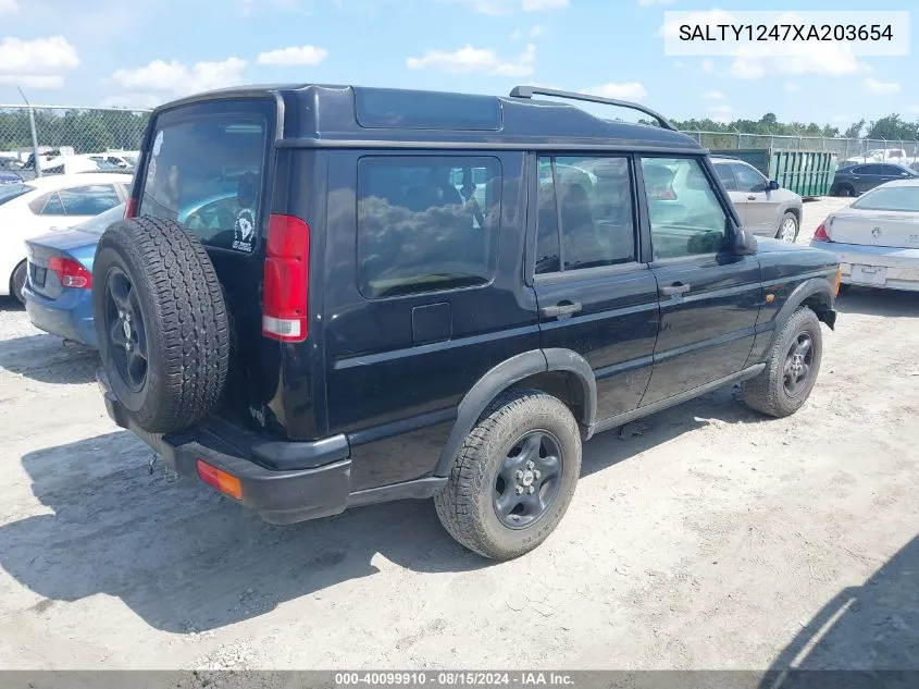 1999 Land Rover Discovery Series Ii VIN: SALTY1247XA203654 Lot: 40099910