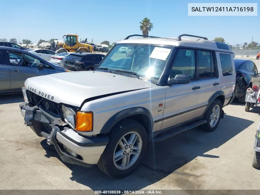 SALTW12411A716198 2001 Land Rover Discovery Series Ii