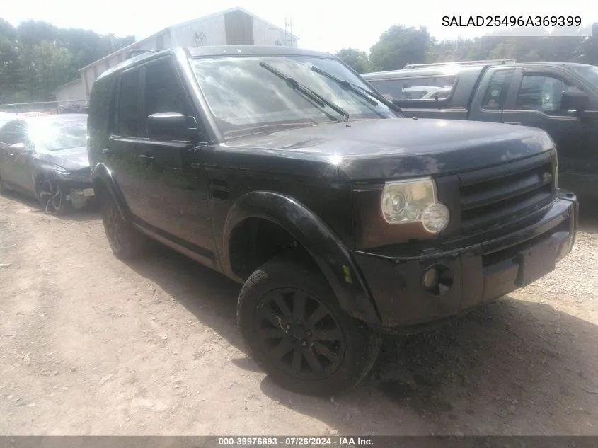 SALAD25496A369399 2006 Land Rover Lr3 V8 Se