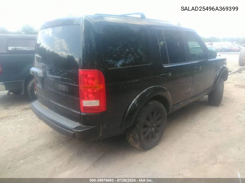 SALAD25496A369399 2006 Land Rover Lr3 V8 Se