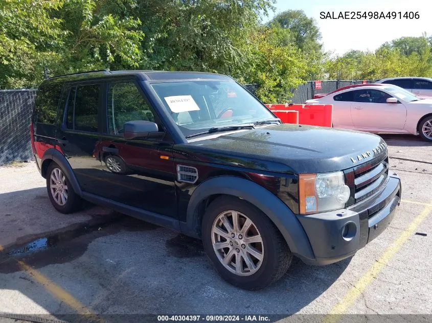 SALAE25498A491406 2008 Land Rover Lr3 V8 Se