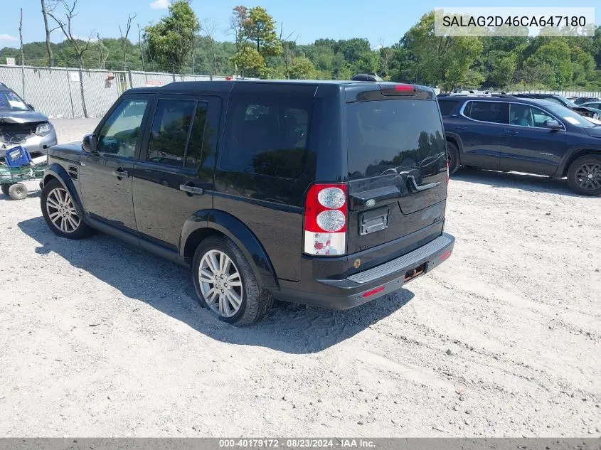 SALAG2D46CA647180 2012 Land Rover Lr4