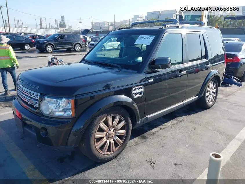 2013 Land Rover Lr4 Hse VIN: SALAG2D4XDA658586 Lot: 40314417