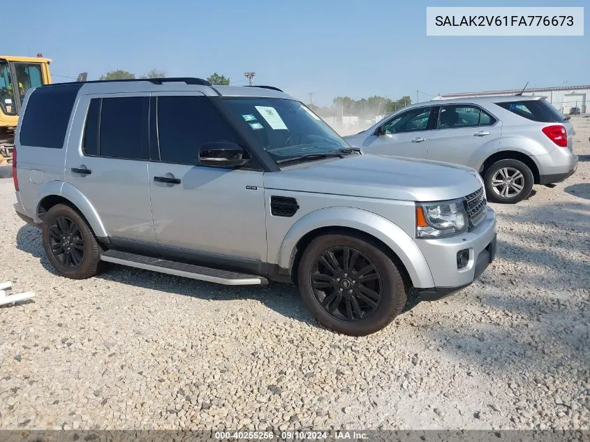 2015 Land Rover Lr4 Hse Luxury VIN: SALAK2V61FA776673 Lot: 40255256