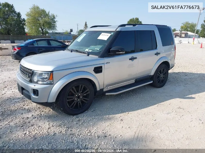 2015 Land Rover Lr4 Hse Luxury VIN: SALAK2V61FA776673 Lot: 40255256