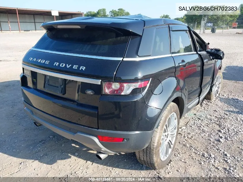 SALVV2BG6CH702383 2012 Land Rover Range Rover Evoque Prestige Premium