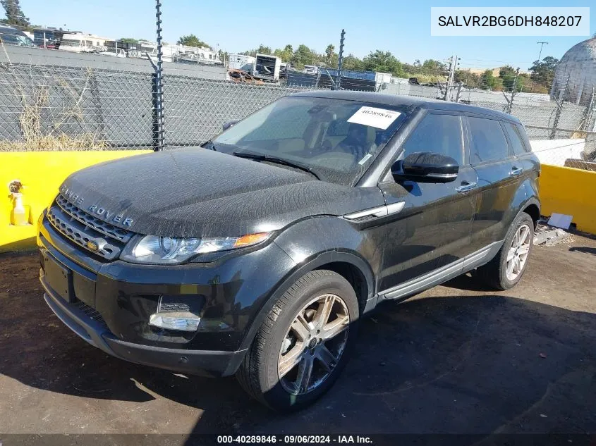 2013 Land Rover Range Rover Evoque Pure VIN: SALVR2BG6DH848207 Lot: 40289846