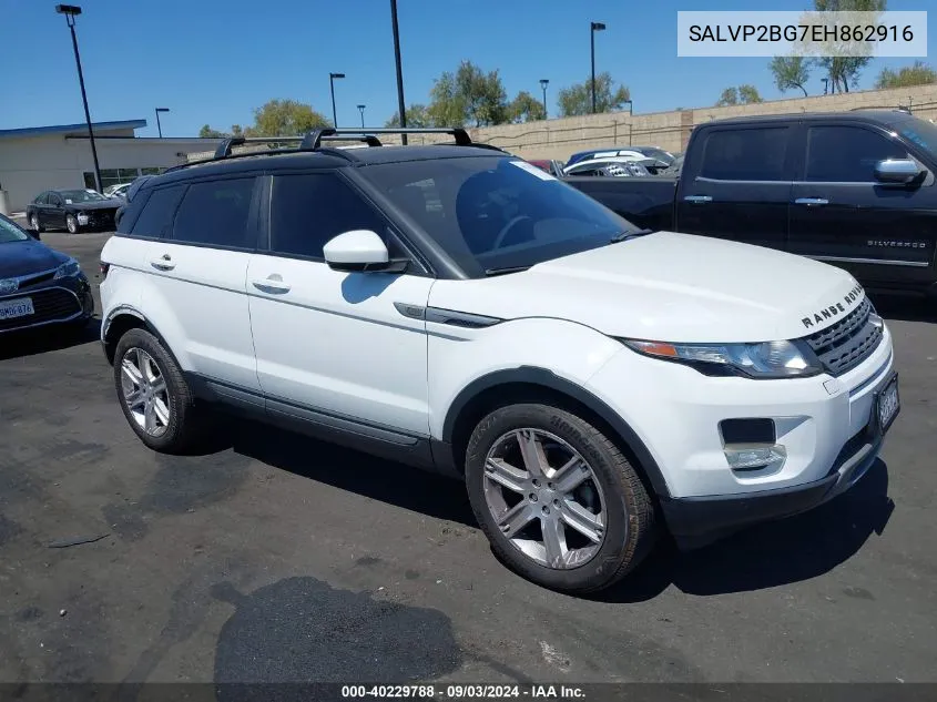 SALVP2BG7EH862916 2014 Land Rover Range Rover Evoque Pure