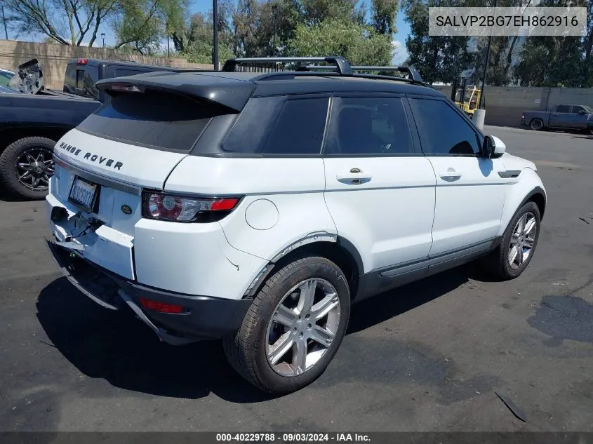 SALVP2BG7EH862916 2014 Land Rover Range Rover Evoque Pure