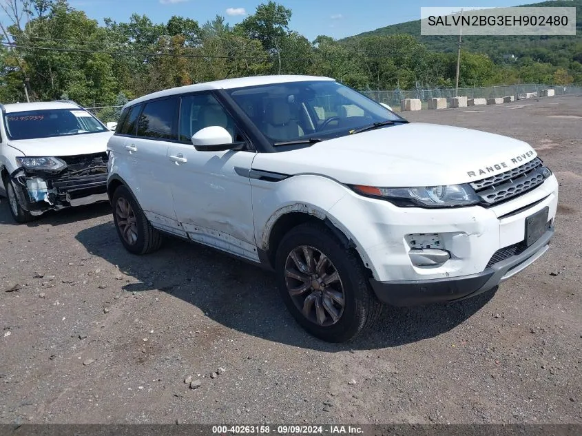 2014 Land Rover Range Rover Evoque Pure VIN: SALVN2BG3EH902480 Lot: 40263158