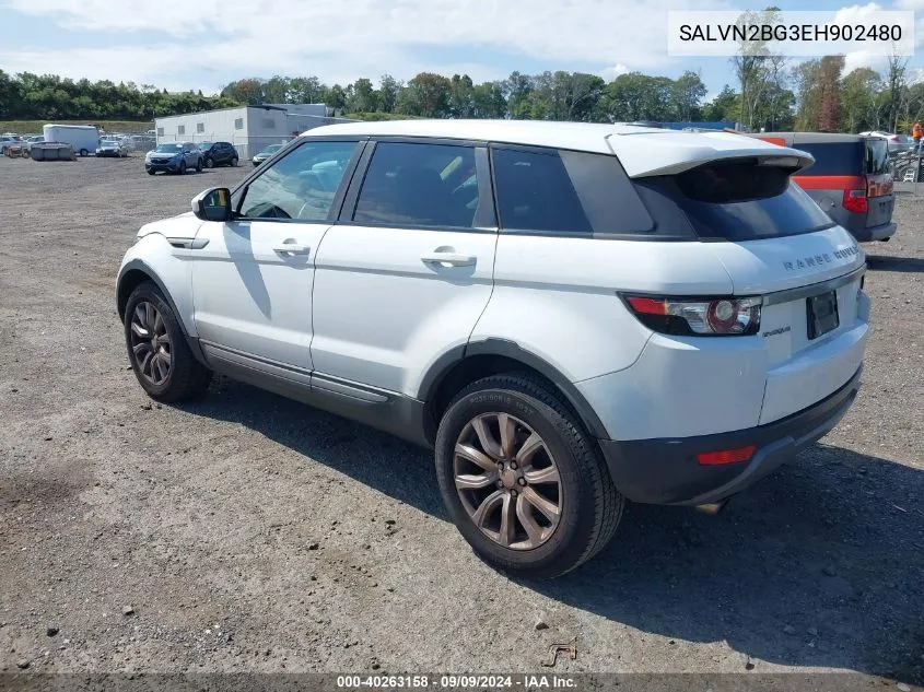 2014 Land Rover Range Rover Evoque Pure VIN: SALVN2BG3EH902480 Lot: 40263158