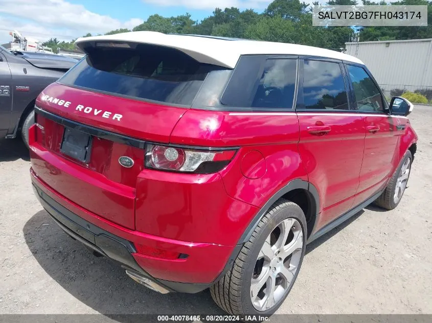 SALVT2BG7FH043174 2015 Land Rover Range Rover Evoque Dynamic