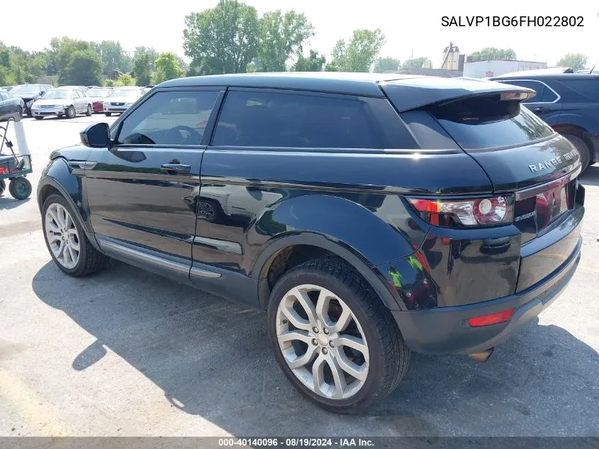 SALVP1BG6FH022802 2015 Land Rover Range Rover Evoque Pure Plus