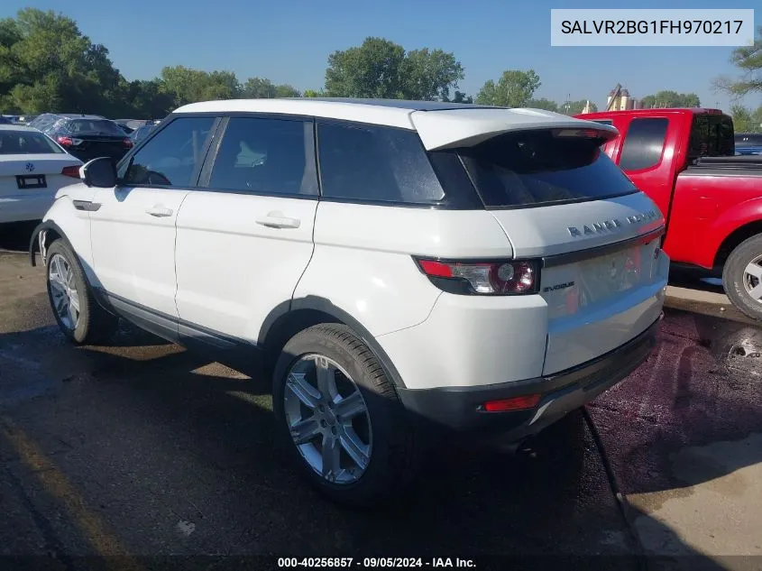 2015 Land Rover Range Rover Evoque Pure VIN: SALVR2BG1FH970217 Lot: 40256857