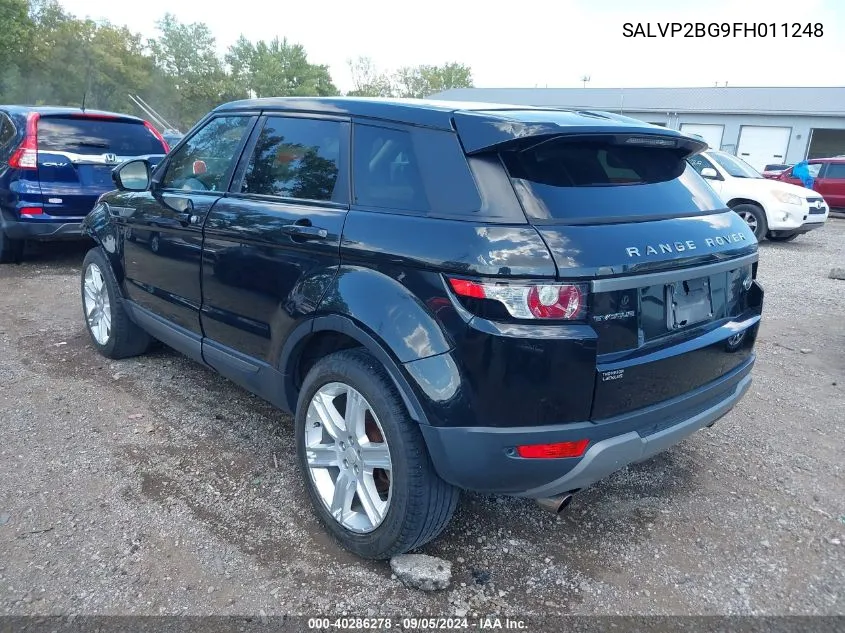 2015 Land Rover Range Rover Evoque Pure VIN: SALVP2BG9FH011248 Lot: 40286278