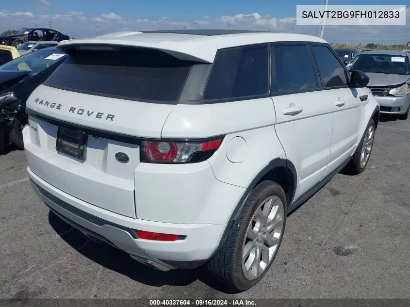 SALVT2BG9FH012833 2015 Land Rover Range Rover Evoque Dynamic