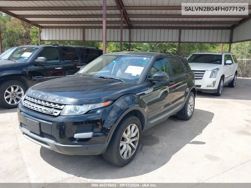 2015 Land Rover Range Rover Evoque Pure VIN: SALVN2BG4FH077129 Lot: 40375502