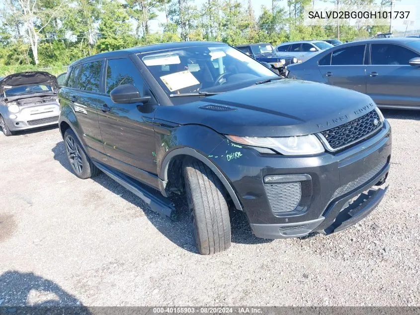 SALVD2BG0GH101737 2016 Land Rover Range Rover Evoque Hse Dynamic