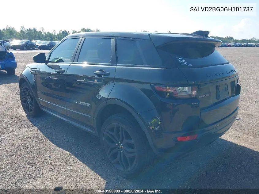 SALVD2BG0GH101737 2016 Land Rover Range Rover Evoque Hse Dynamic