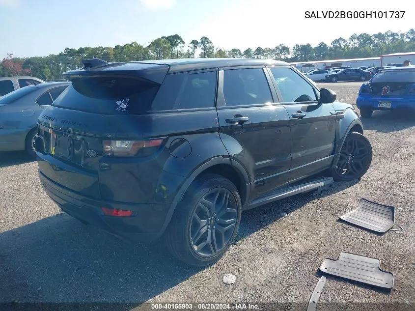 SALVD2BG0GH101737 2016 Land Rover Range Rover Evoque Hse Dynamic