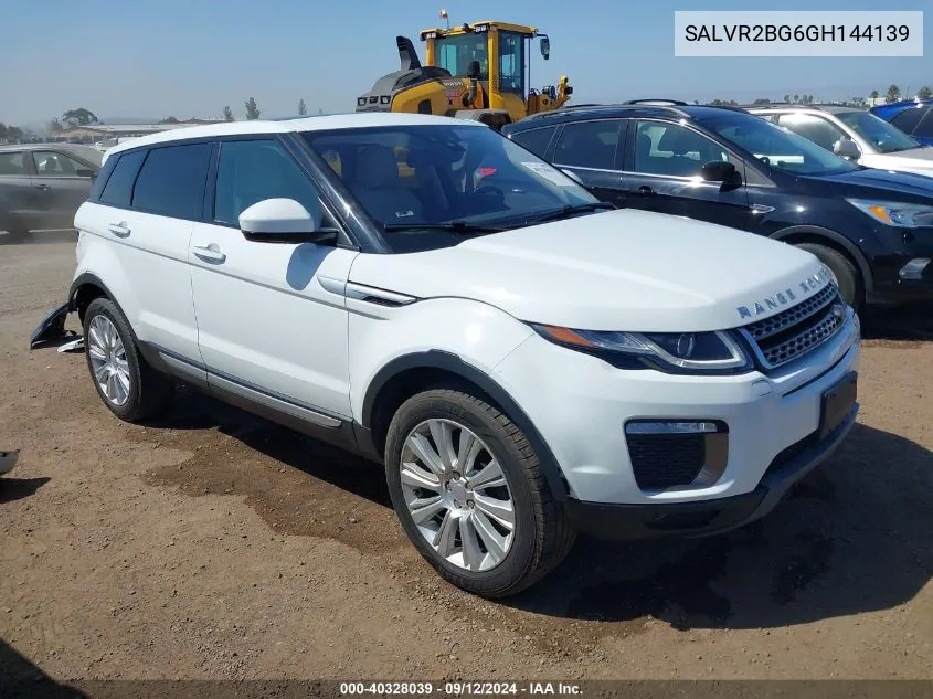 SALVR2BG6GH144139 2016 Land Rover Range Rover Evoque Hse