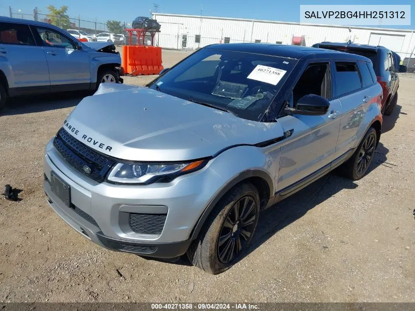 2017 Land Rover Range Rover Evoque Se VIN: SALVP2BG4HH251312 Lot: 40271358