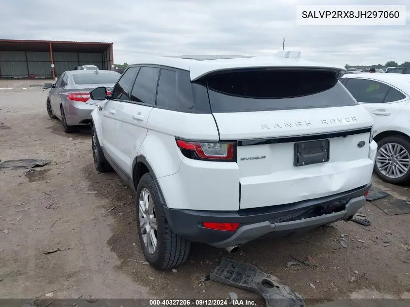 2018 Land Rover Range Rover Evoque Se VIN: SALVP2RX8JH297060 Lot: 40327206