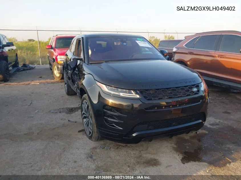 SALZM2GX9LH049402 2020 Land Rover Range Rover Evoque Hse