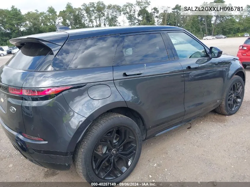 SALZL2GXXLH096781 2020 Land Rover Range Rover Evoque R-Dynamic Se