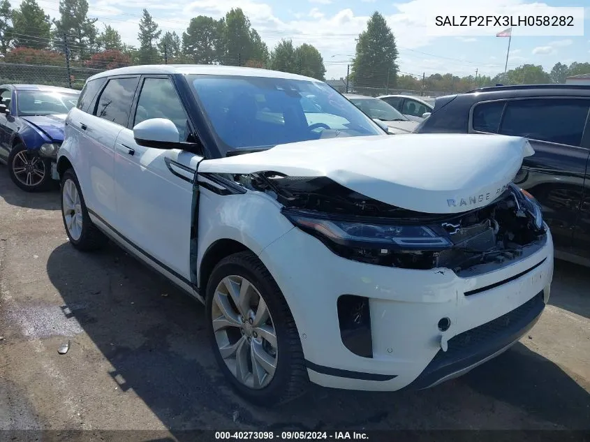 SALZP2FX3LH058282 2020 Land Rover Range Rover Evoque Se