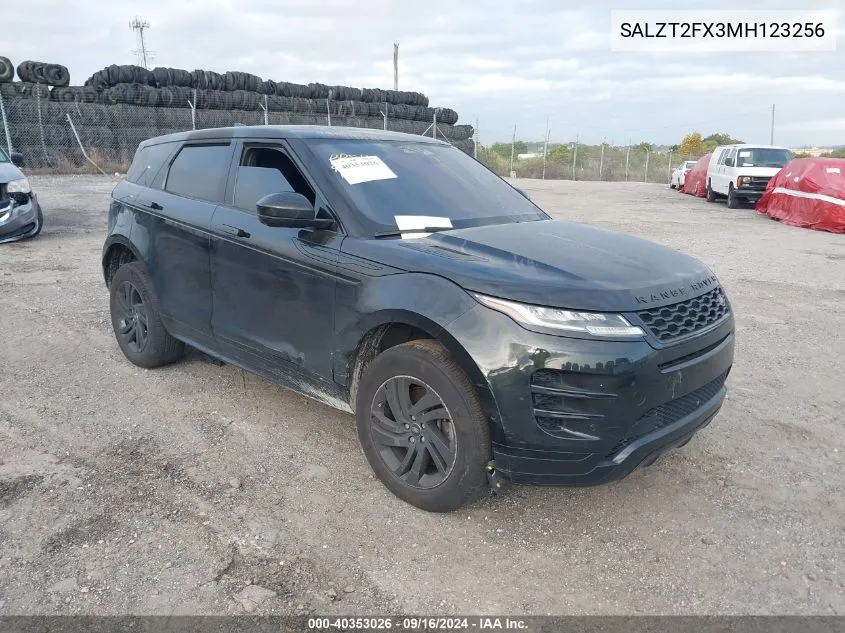 2021 Land Rover Range Rover Evoque R-Dynamic S VIN: SALZT2FX3MH123256 Lot: 40353026