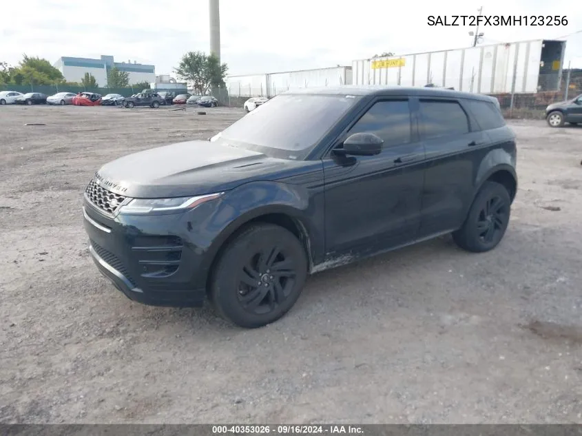 SALZT2FX3MH123256 2021 Land Rover Range Rover Evoque R-Dynamic S