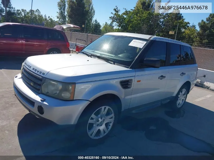 SALSF25446A976678 2006 Land Rover Range Rover Sport Hse