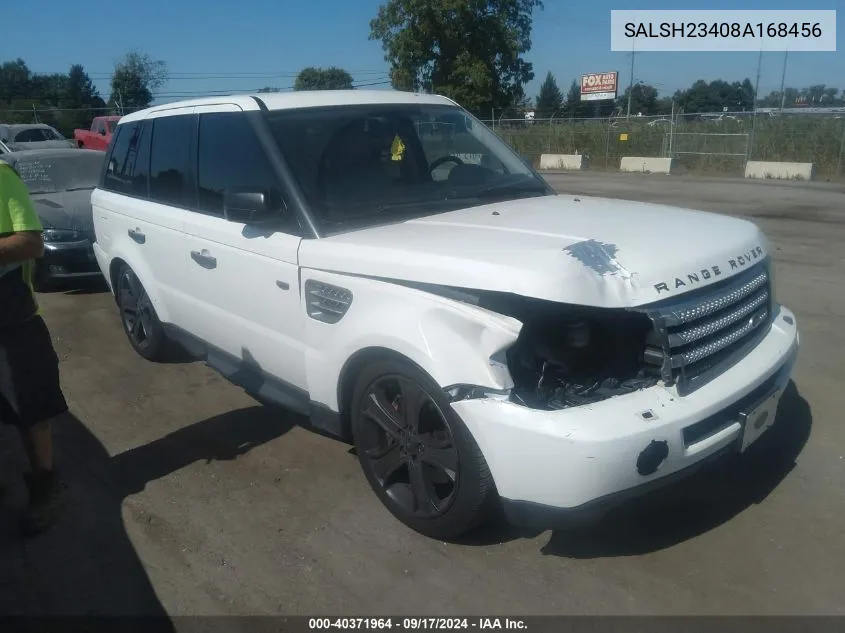 SALSH23408A168456 2008 Land Rover Range Rover Sport Supercharged