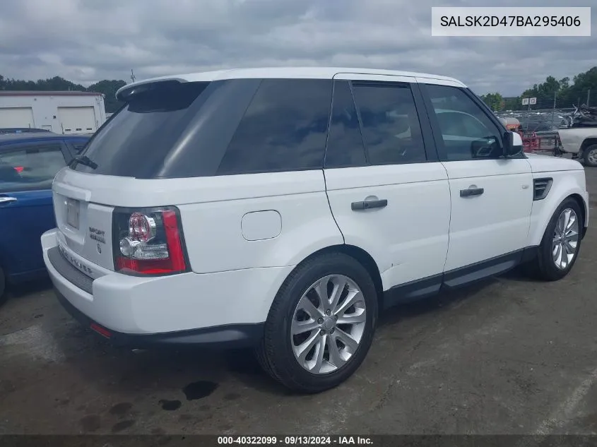 SALSK2D47BA295406 2011 Land Rover Range Rover Sport Hse Lux