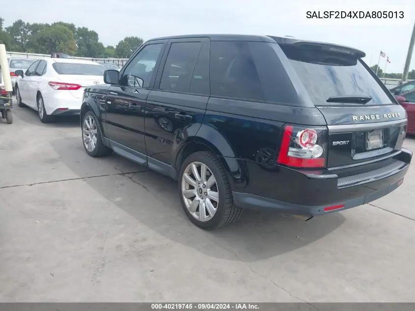 SALSF2D4XDA805013 2013 Land Rover Range Rover Sport Hse