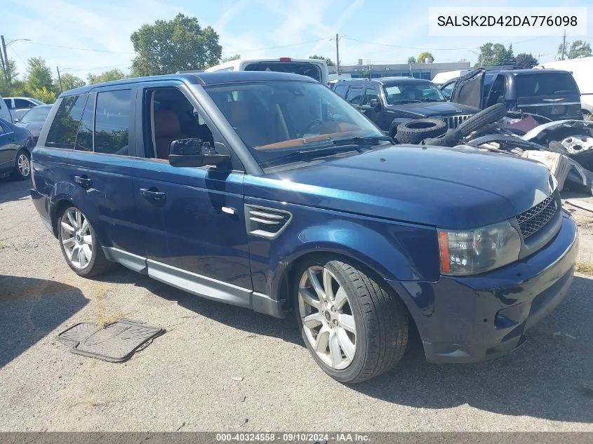 SALSK2D42DA776098 2013 Land Rover Range Rover Sport Hse